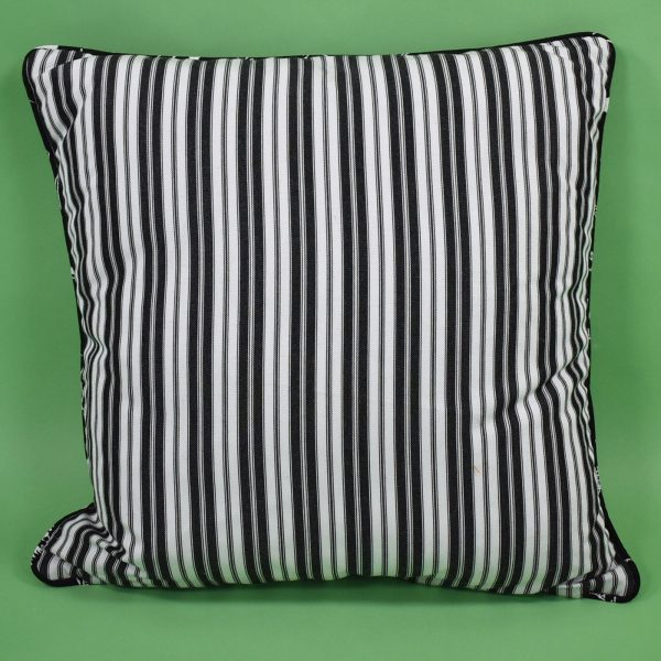 Pair of Dog-Stripe Down Fill Pillows - Image 3