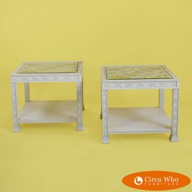 Pair of Fretwork Side Tables