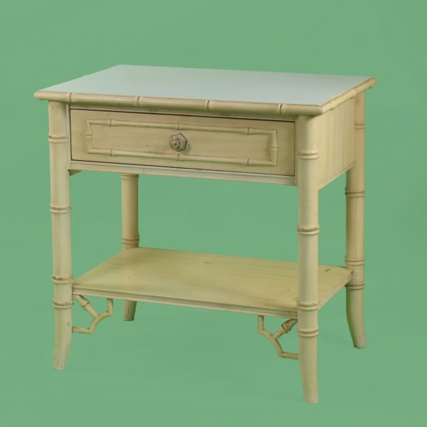 Pair of Faux Bamboo Allegro Nightstands
