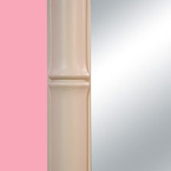 Pair of Faux Bamboo Mirrors by Omega
