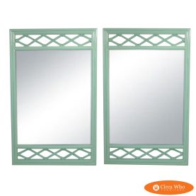 Pair of Ficks Reed Style Mirror