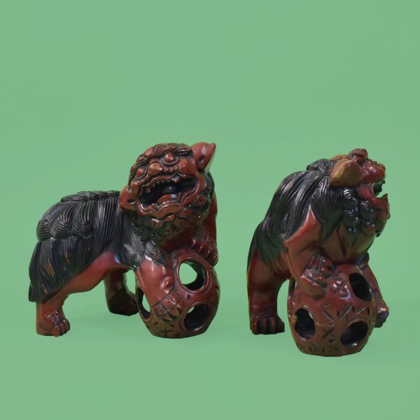 Pair of Foo Dogs Small Sculptures