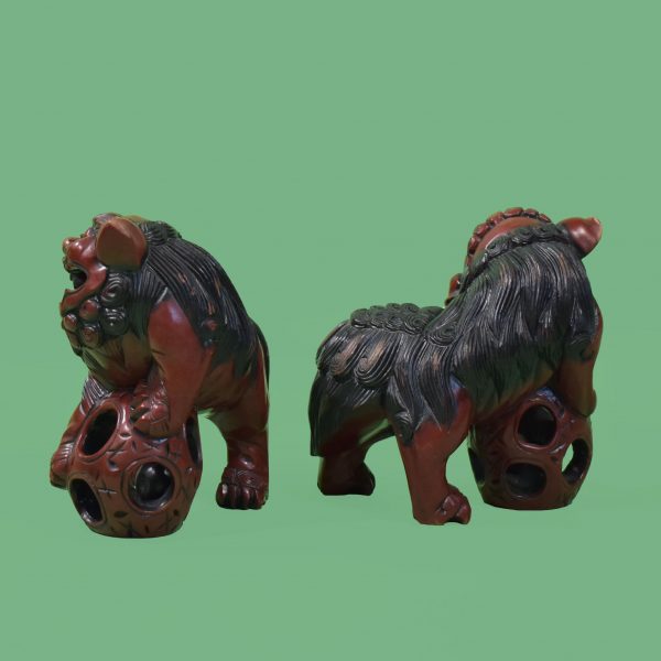 Pair of Foo Dogs Small Sculptures