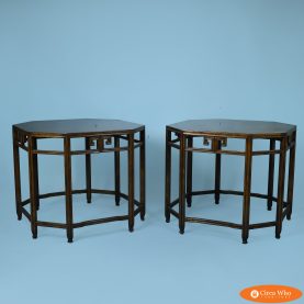 Pair of Greek Key End Tables