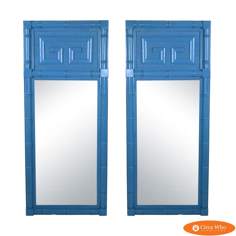 Pair of Greek Key Mirrors