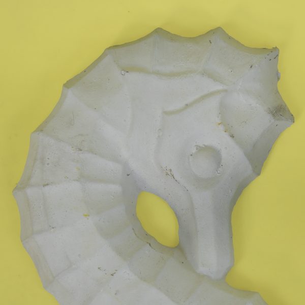 Pair of Hanging Concrete Sea Horses