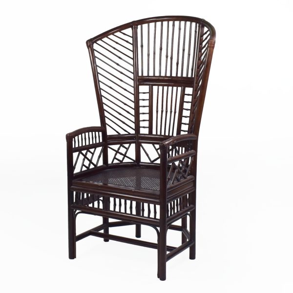 Pair of High Back Brighton Style Bamboo Chairs