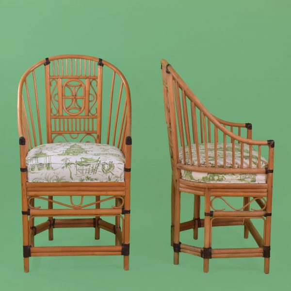 Pair of High-back Brighton Style Chairs