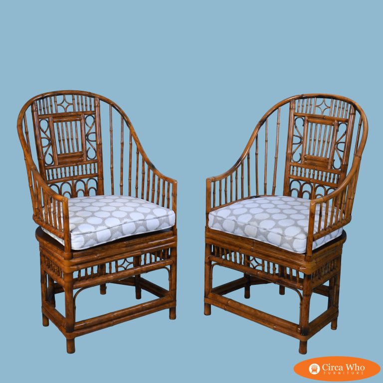 Pair of Highback Brighton Pavilion Chairs