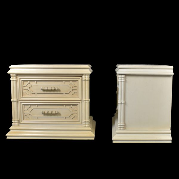 Pair of Hollywood Regency Nightstands