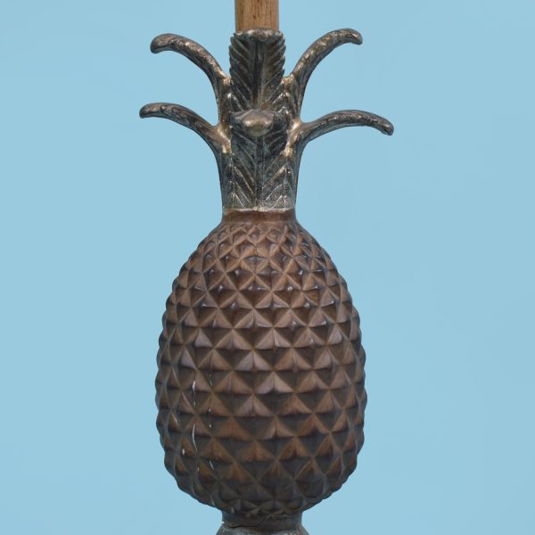 Pair of Hollywood Regency Pineapple Table Lamps
