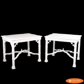 Pair of Hollywood Regency Side Tables