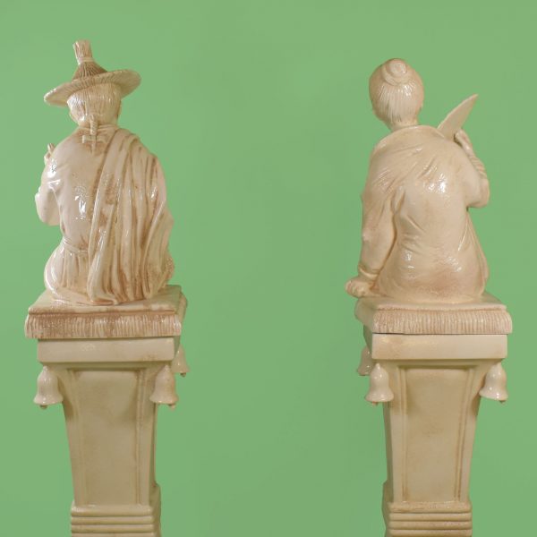 Pair of Italian Ceramic Sculptures