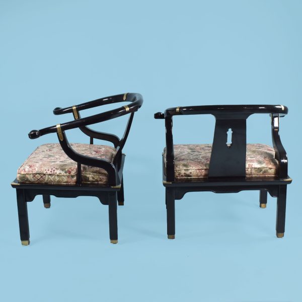 Pair of James Mont Style Chairs