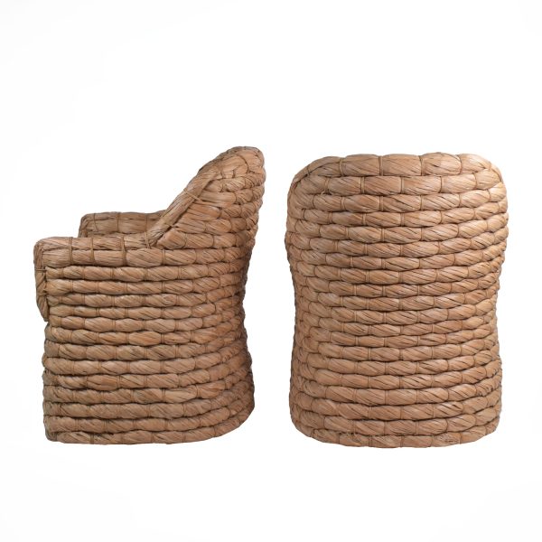 Pair of Joshua Tree Woven Arm Chairs by Ralph Lauren