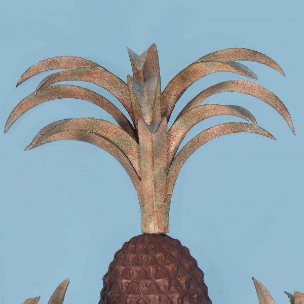 Pair of Large Pineapple Sconces