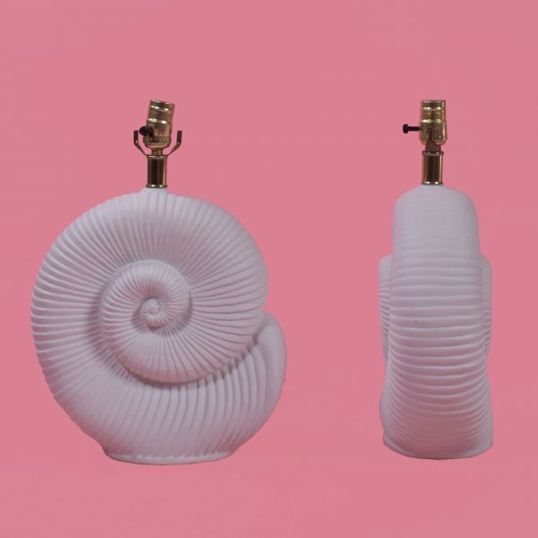 Pair of Large Shell Table Lamps