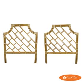 Pair of Leo Twin Headboards