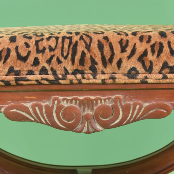 Pair of Leopard Benches