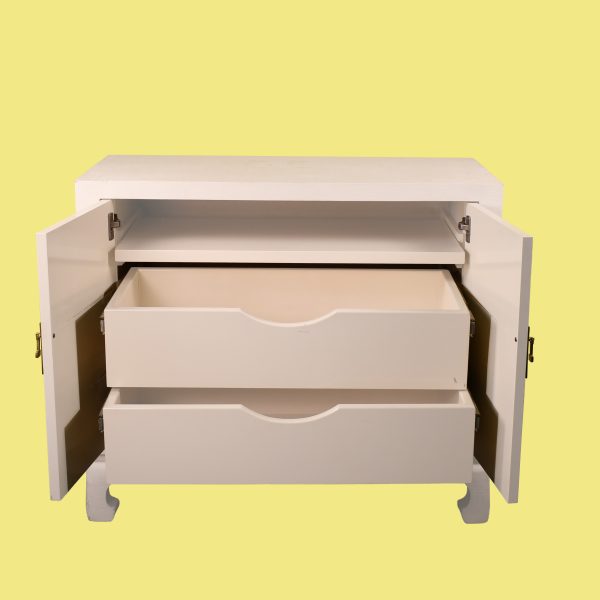 Pair of Linen Wrapped Ming Style Chests