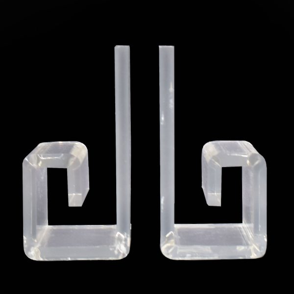 Pair of Lucite Book Ends