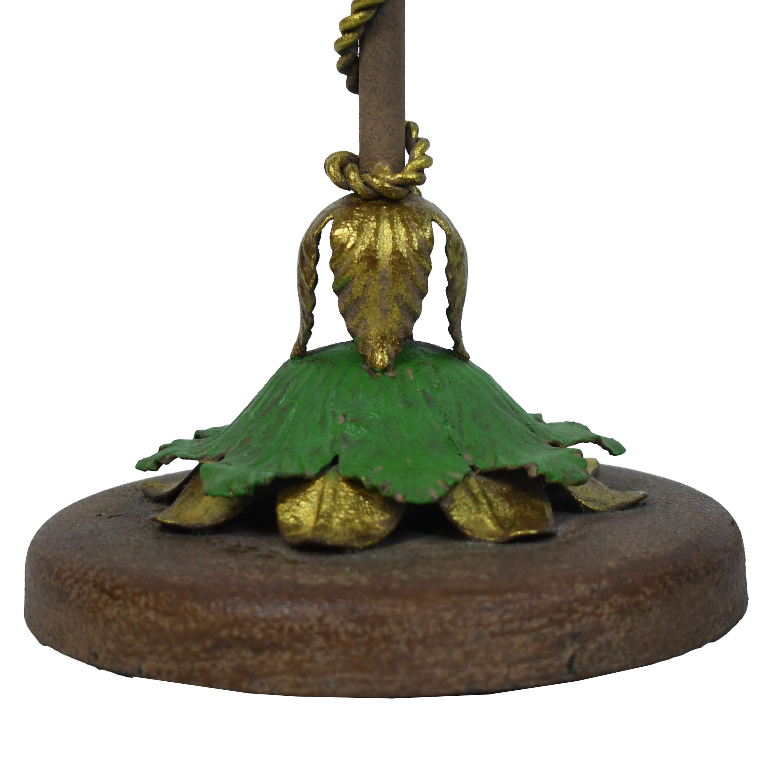 Pair of MCM Ornamental Floral Table Lamps by John Richards