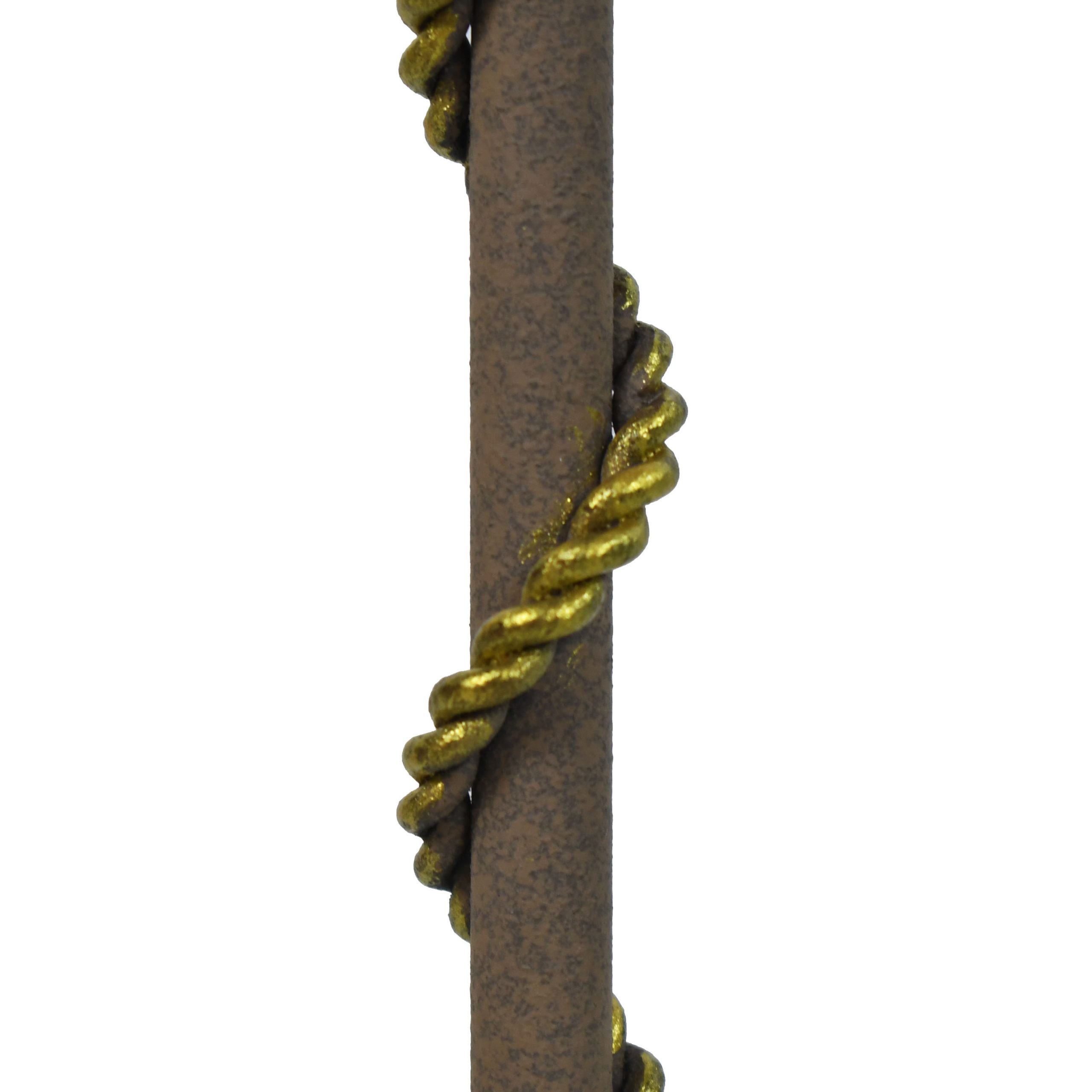 Pair of MCM Ornamental Floral Table Lamps by John Richards