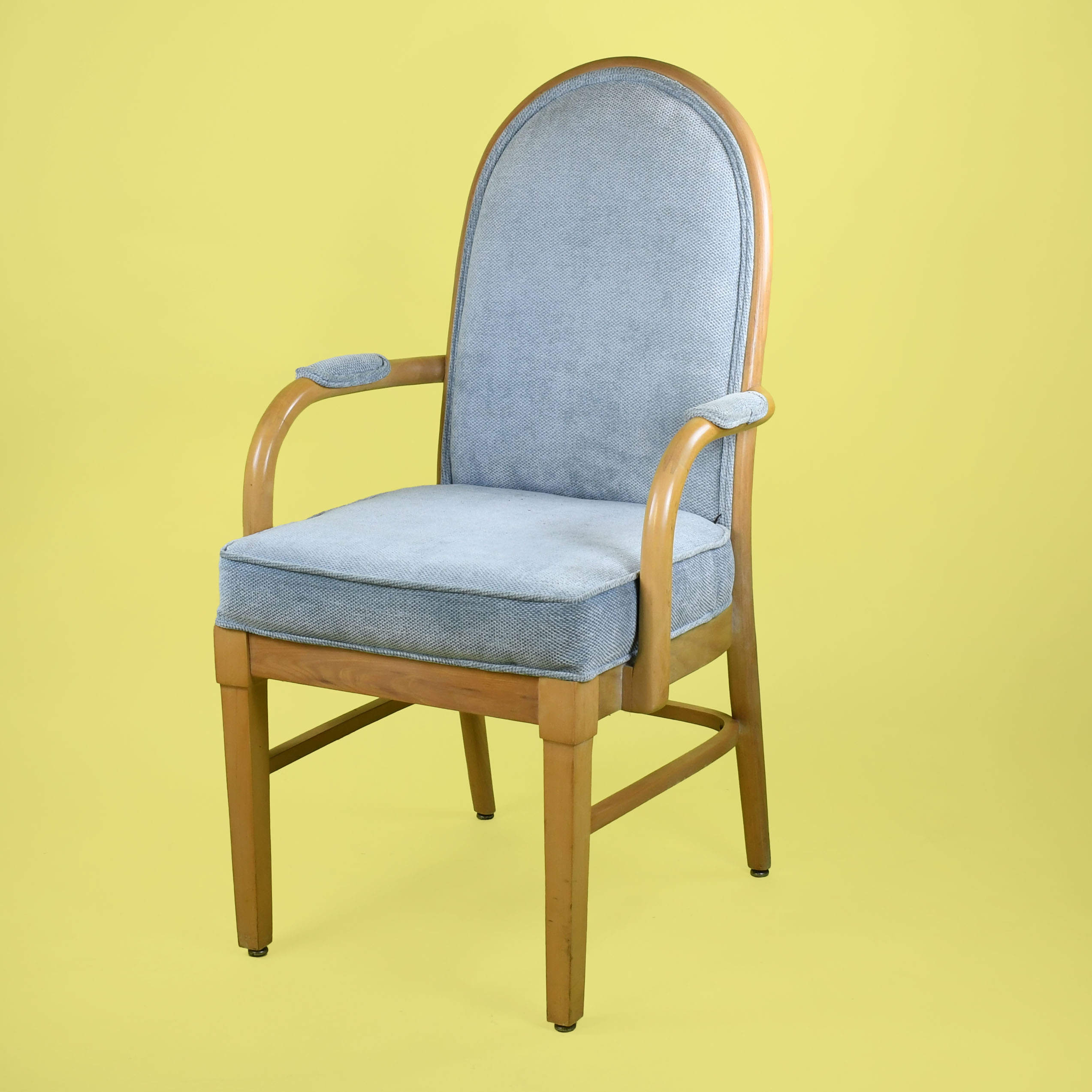 Pair of MCM Upholstered Dining Chairs