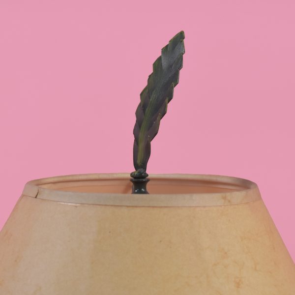 Pair of Metal Palm Tree Table Lamps