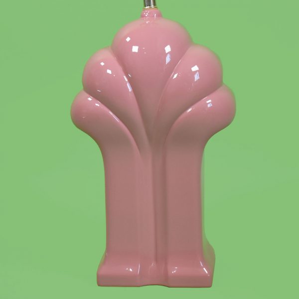 Pair of Mid Century Pink Lamps