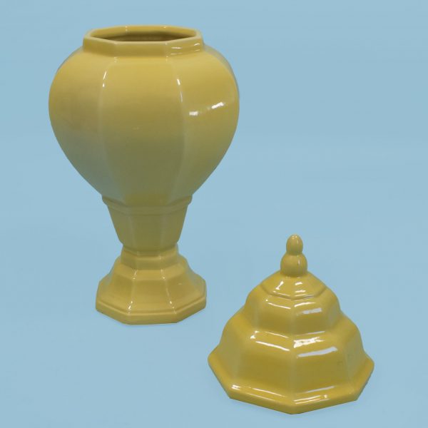 Pair of Ming Yellow Ginger Jars
