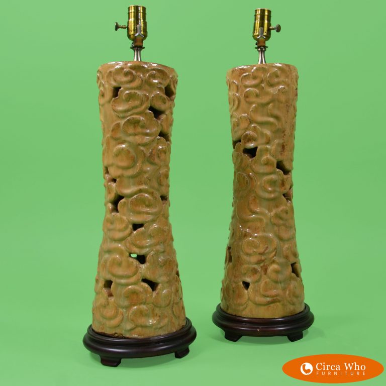 Pair of Modernist Style Lamps | Circa Who