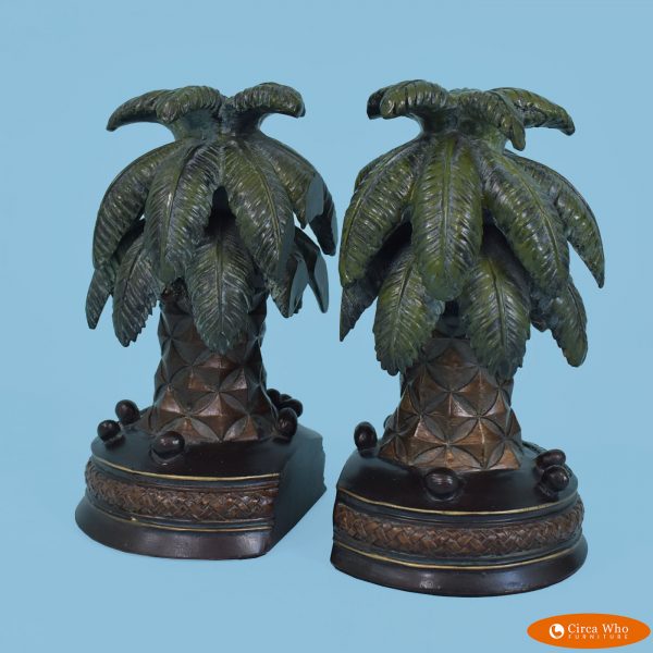 Pair of Palm Tree Book Holders