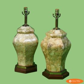 Pair of Parchment Table Lamps