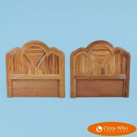 Pair of Pencil Reed twin Headboards