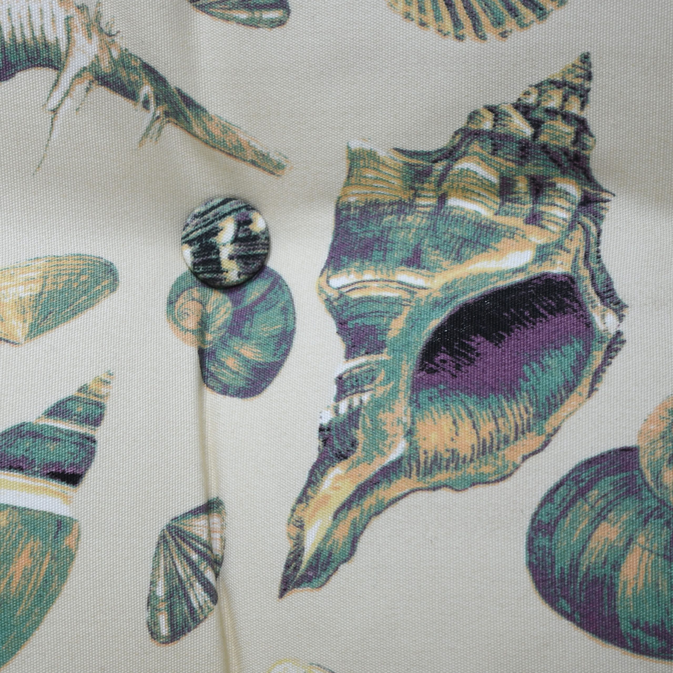 Pair of Rattan Lounge Chairs and Ottoman By McGuire