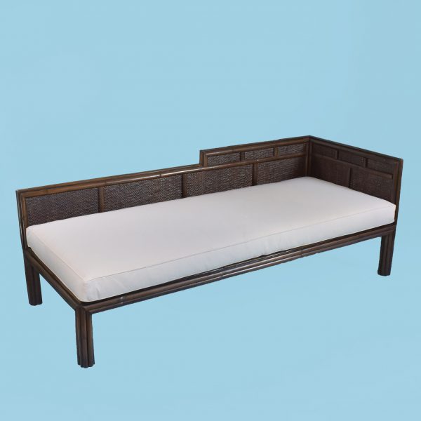 Pair of Rattan and Woven Rattan Day bed/Sofas