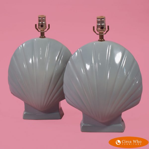 Pair of Shell Lamps