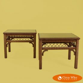 Pair of Side Tables by Henry Link