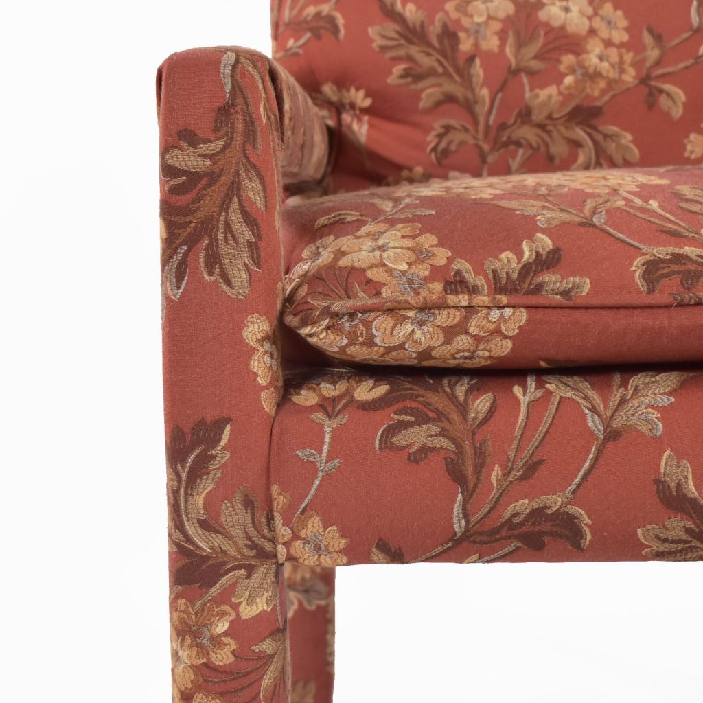 Pair of Upholstered Club Chairs by Parson | Circa Who