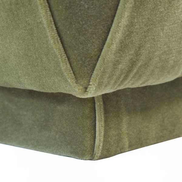Pair of Upholstered Pouf Ottomans