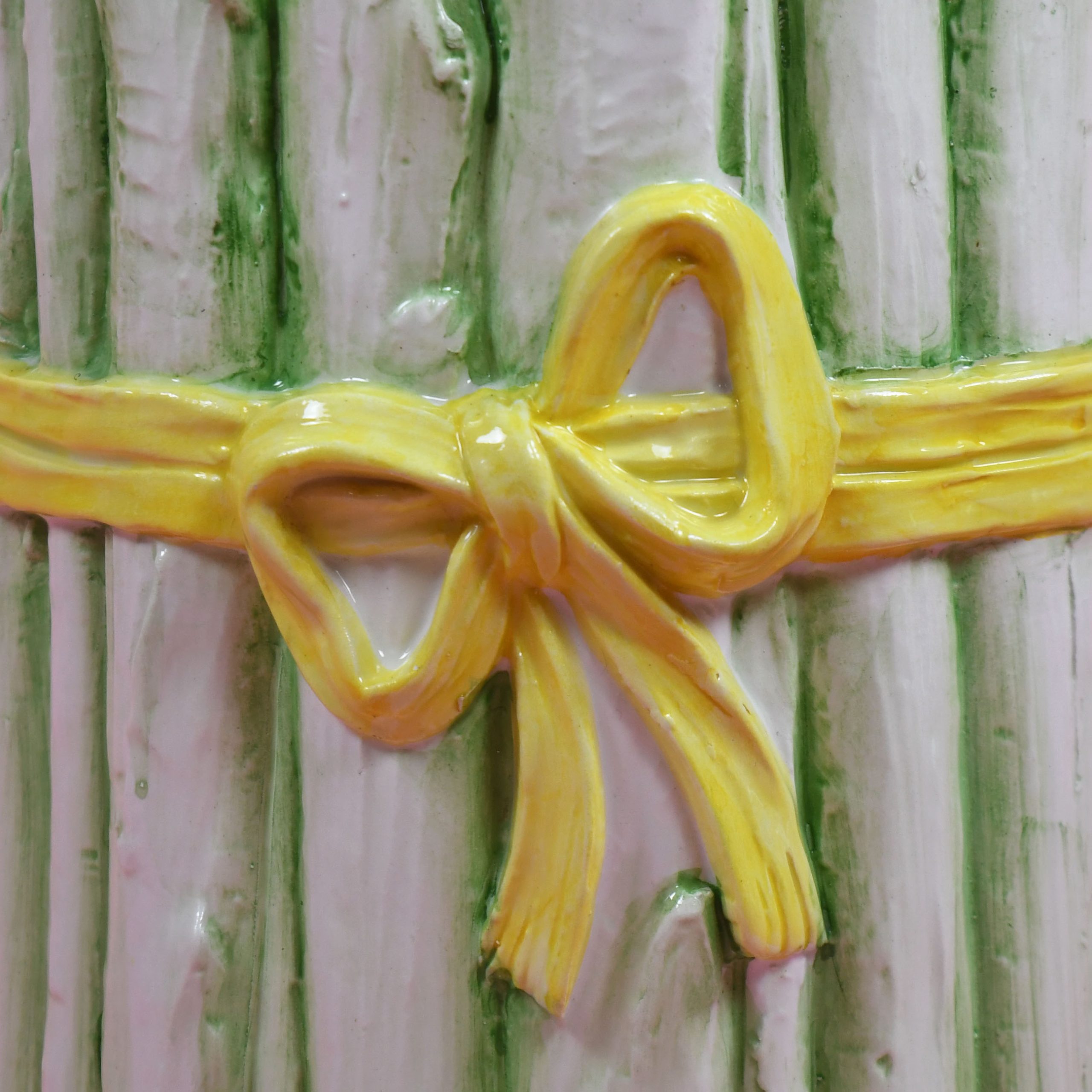 Pair of Vintage Asparagus Green Table Lamps