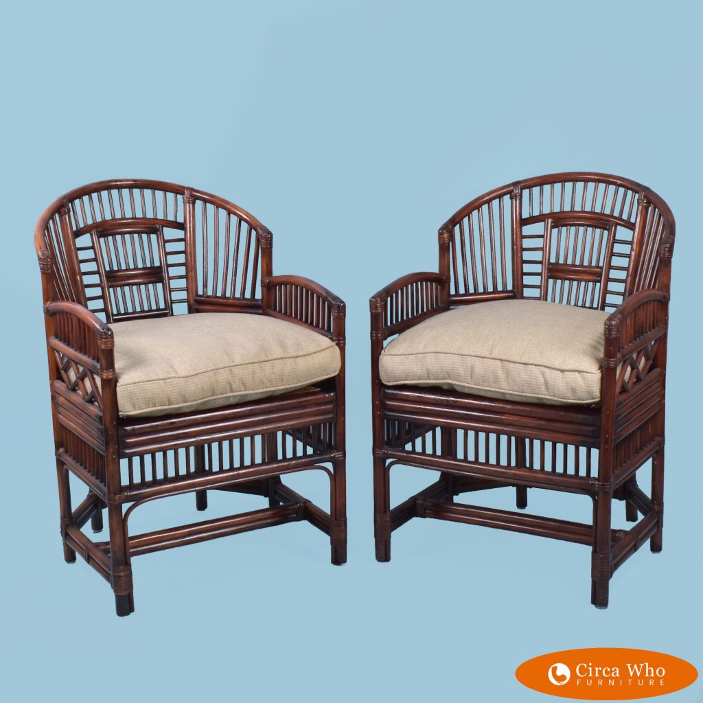 Pair of Vintage Brighton Chairs Circa Who