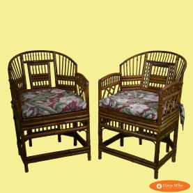 Pair of Vintage Brighton Pavillion Chairs
