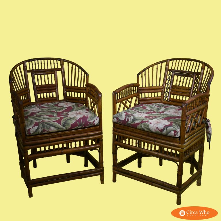 Pair of Vintage Brighton Pavillion Chairs