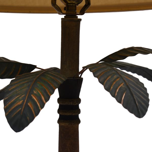 Pair of Vintage Palecek Palm Tree Table Lamps