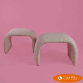 Pair of Waterfall Benches