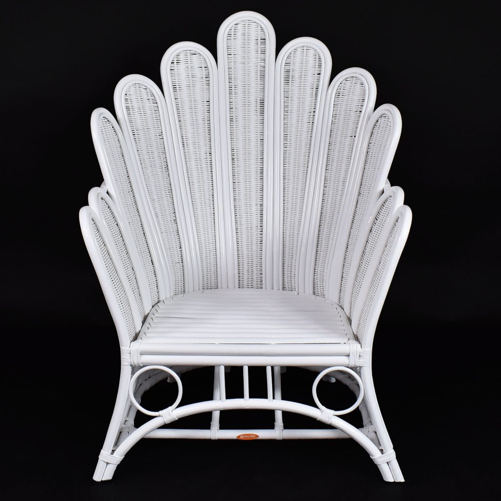 Single White Palm Frond Chair by Circa Who Originals Circa Who