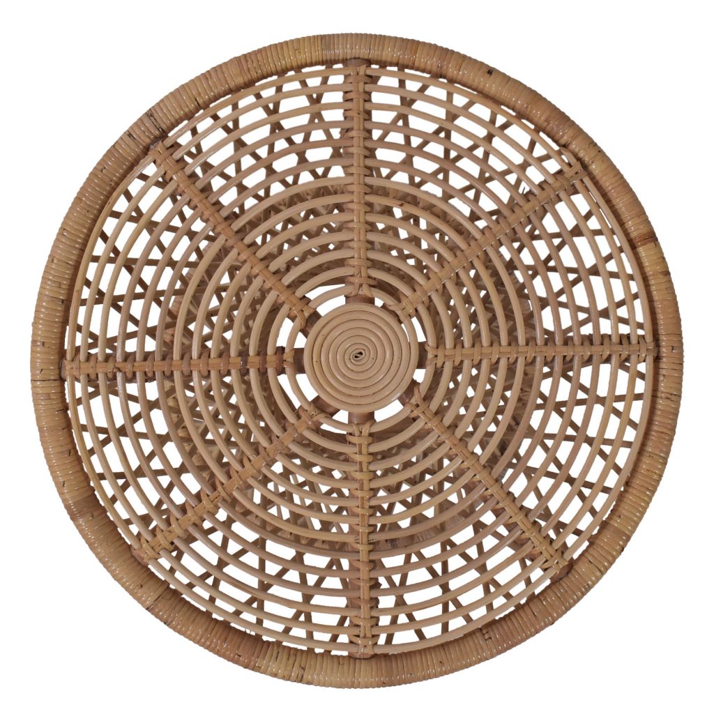 Peacock Rattan Side Table | Circa Who