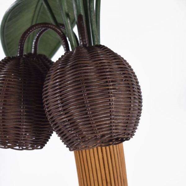 Pencil Reed Coconut Palm Tree Floor Lamp